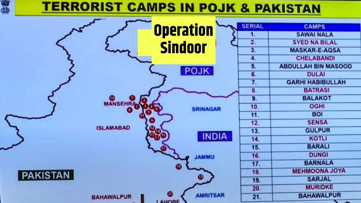 Operation Sindoor List:  ऑपरेशन सिंदूर से पाकिस्तान में भारतीय सेना की आक्रामक एयर स्ट्राइक, इन आतंकी ठिकानों को किया नष्ट